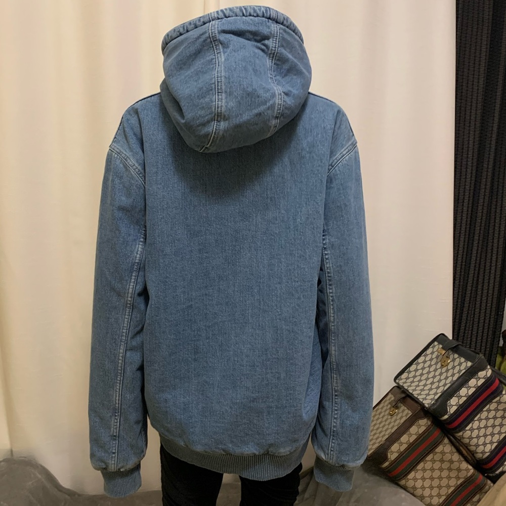 SOLD European Carhartt Sherpa Denim WorkCoat - Picture 3 of 7